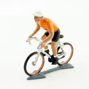 cycliste du Tour de France, Maillot orange en danseuse