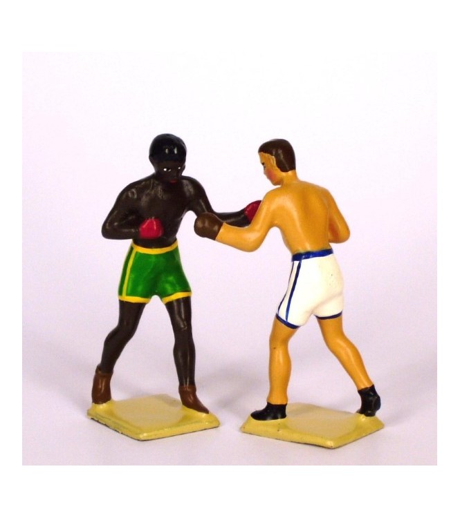 ensemble de 2 boxeurs (1 blanc / 1 noir)