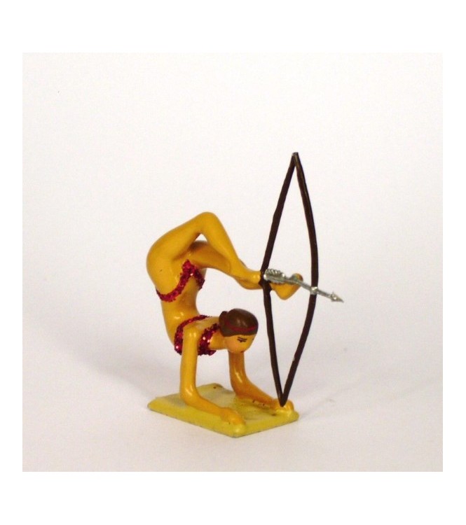 Joyce Colleano (tirant à l'arc avec ses pieds)