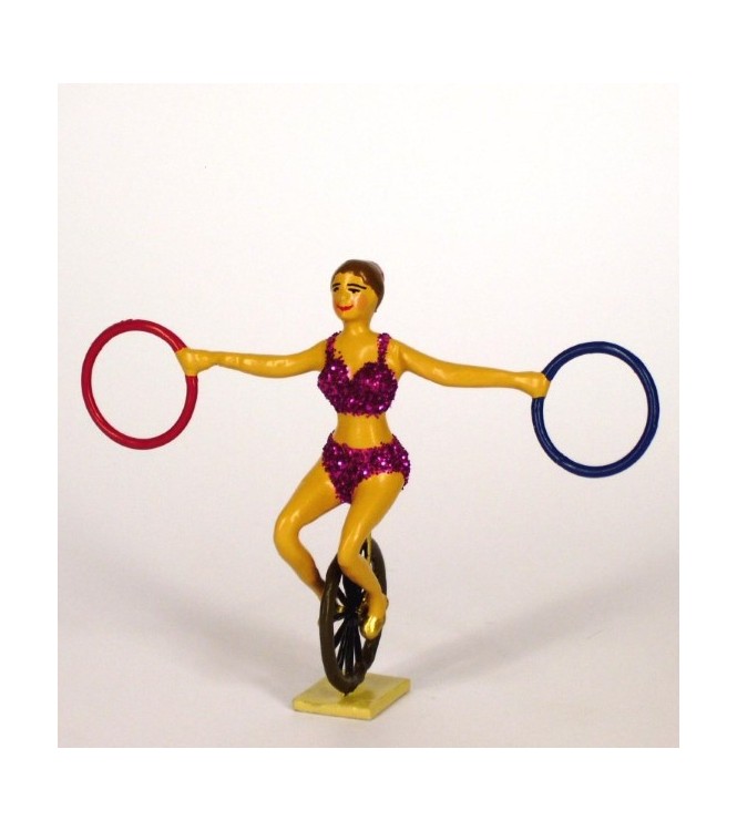 la femme sur monocycle