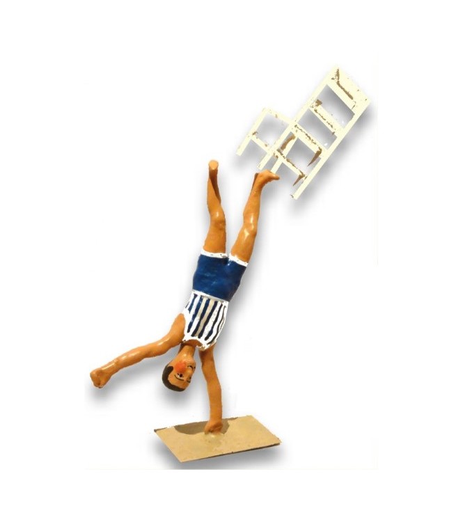 l'équilibriste avec chaise