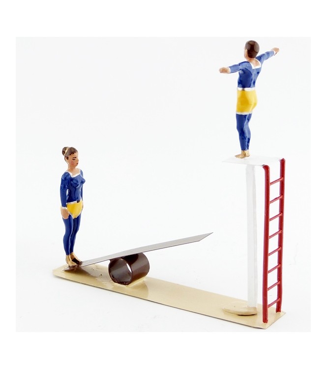 ensemble de 2 p. "le saut périlleux"