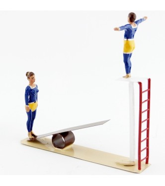 ensemble de 2 p. "le saut périlleux"