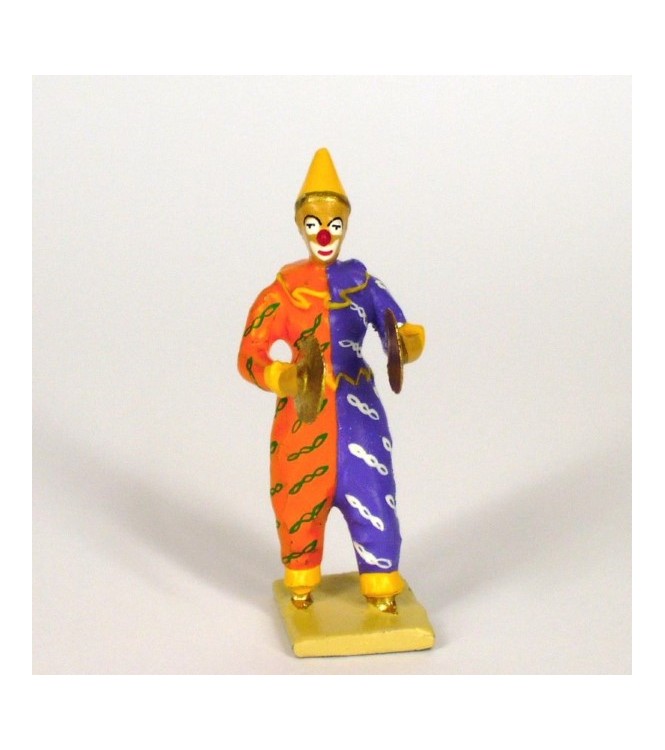 clown avec cymbales