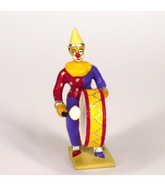 clown avec grosse caisse