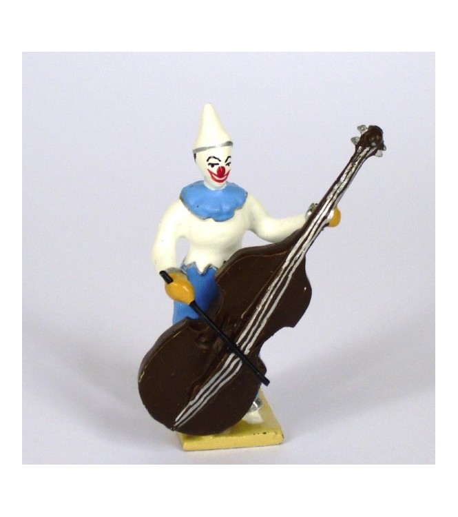 clown avec contrebasse