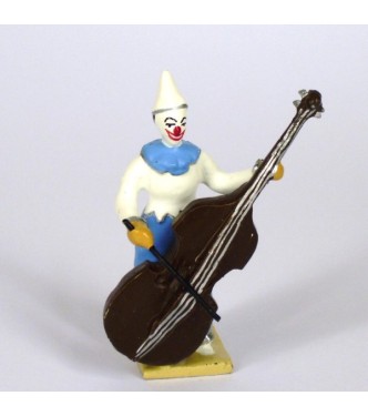 clown avec contrebasse