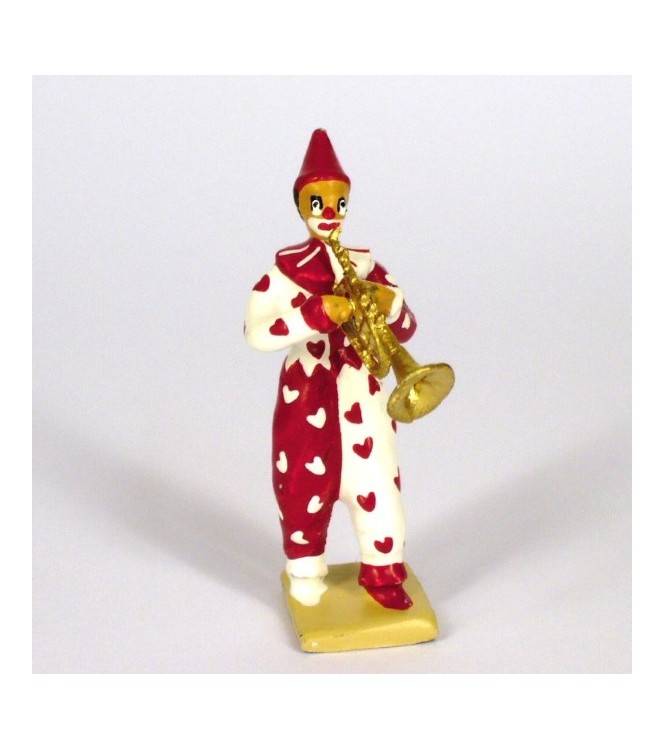 clown avec trompette