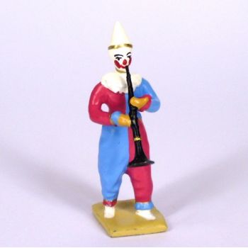 clown avec clarinette