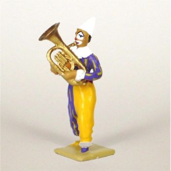 clown avec petit tuba