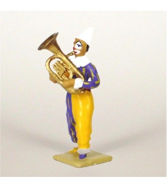clown avec petit tuba
