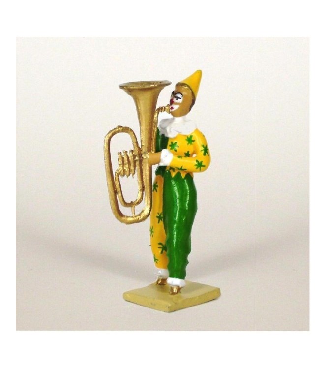 clown avec grand tuba