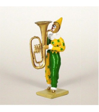 clown avec grand tuba