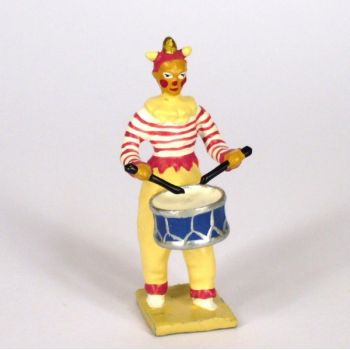clown avec tambour