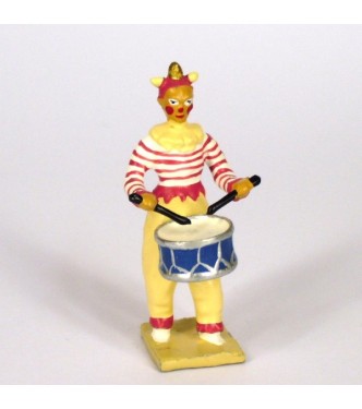 clown avec tambour