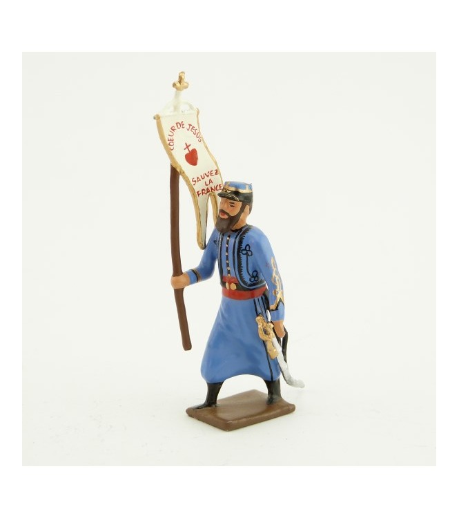 drapeau des zouaves pontificaux (1870)