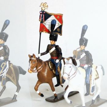 etendard de la compagnie d'elite du 2e hussards (1808)