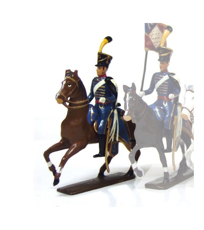 officier du 5e régiment de hussards (1808)