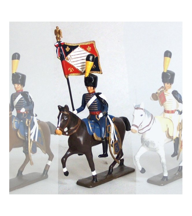 etendard de la compagnie d'elite du 5e hussards (1808)