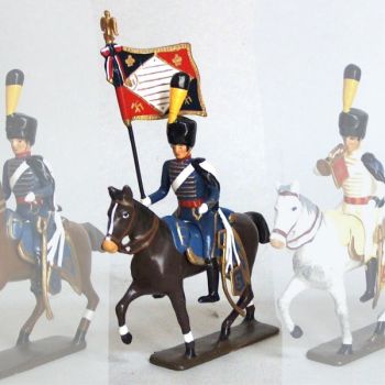 etendard de la compagnie d'elite du 5e hussards (1808)