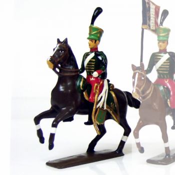 officier du 7e régiment de hussards (1808)