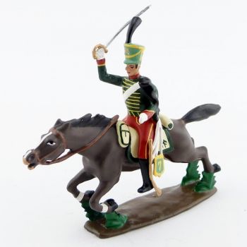 cavalier du 7e Hussards à la charge