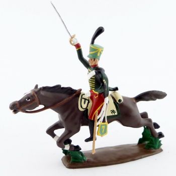 cavalier du 7e Hussards à la charge