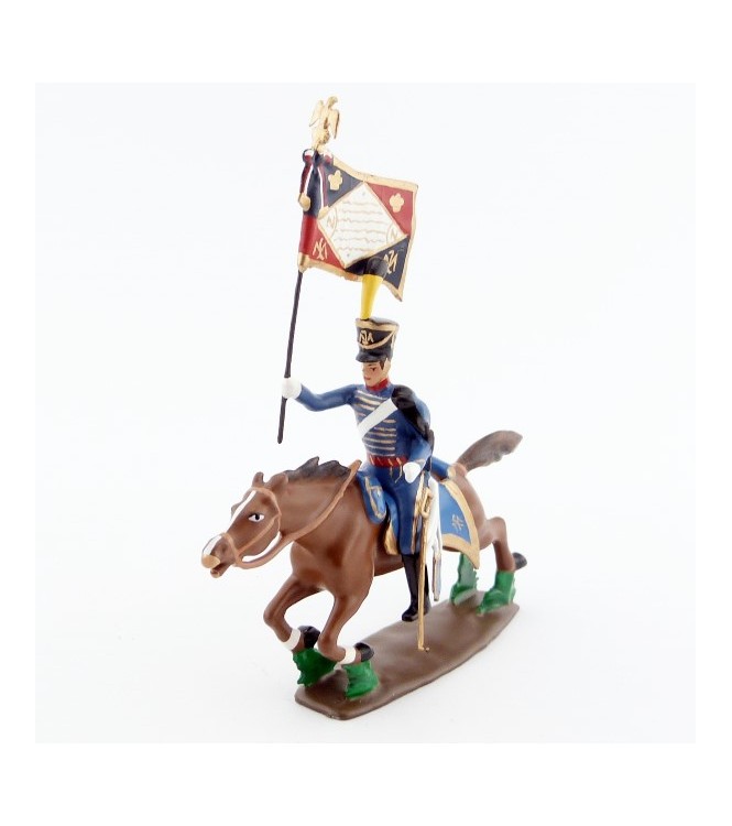 etendard du 1er Hussards à la charge
