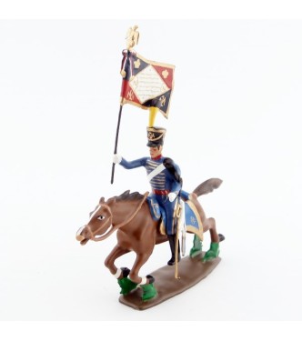 etendard du 1er Hussards à la charge