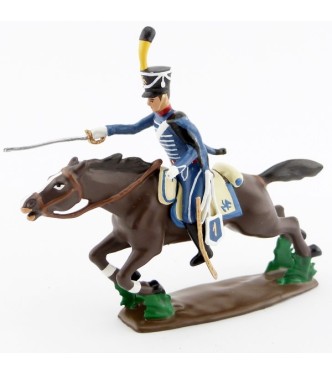 cavalier du 1er Hussards à la charge