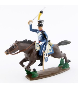 cavalier du 1er Hussards à la charge