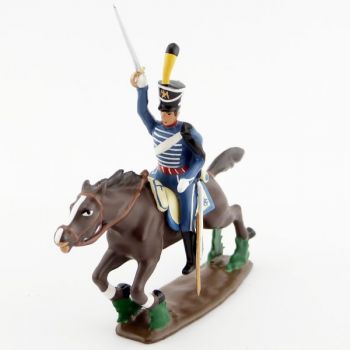 cavalier du 1er Hussards à la charge