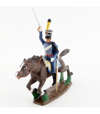 cavalier du 1er Hussards à la charge