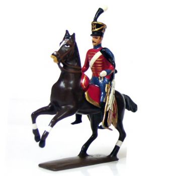 officier du 9e régiment de hussards (rouge) (1808)