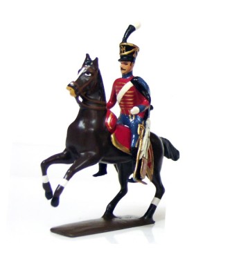 officier du 9e régiment de hussards (rouge) (1808)