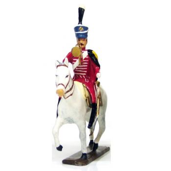 trompette du 9e régiment de hussards (rouge) (1808)