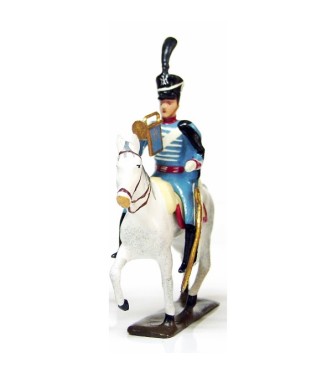 trompette (d'ordonnance) du 10e régiment de hussards (1808)
