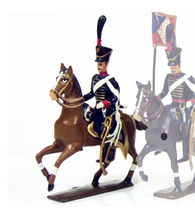 officier du 11e régiment de hussards (1808)