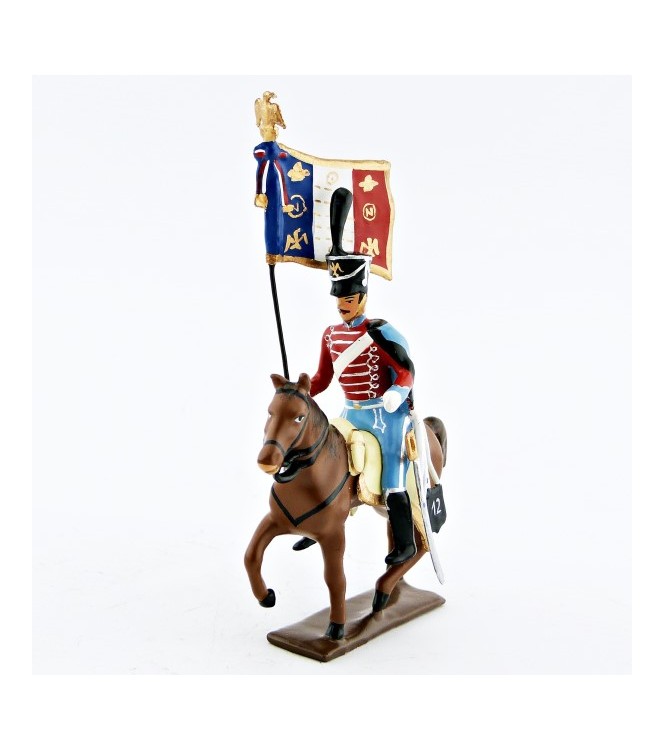 etendard du 12e régiment de hussards (1808)