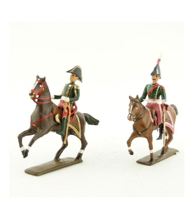 maréchal Grouchy et son aide de camp