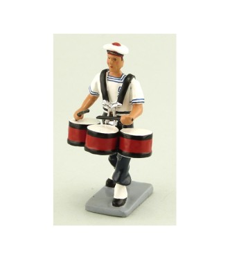 timbalier du Bagad de Lann-Bihoué, tenue d'été