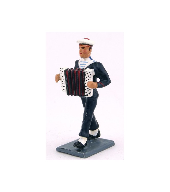 accordéon du Bagad de Lann-Bihoué, tenue d'hiver