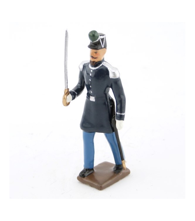 officier des chasseurs à pied (n. iii), "basquine" bleue