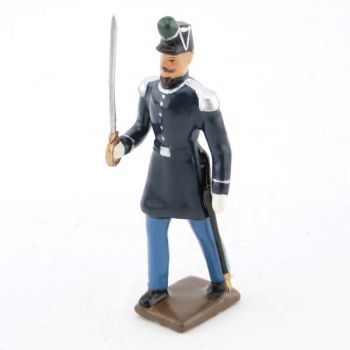 officier des chasseurs à pied (n. iii), "basquine" bleue