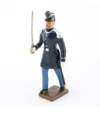 officier des chasseurs à pied (n. iii), "basquine" bleue