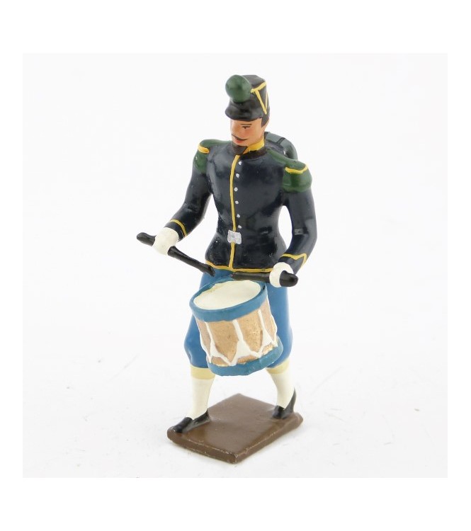 tambour des chasseurs à pied (N. III), "basquine" bleue