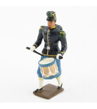 tambour des chasseurs à pied (N. III), "basquine" bleue