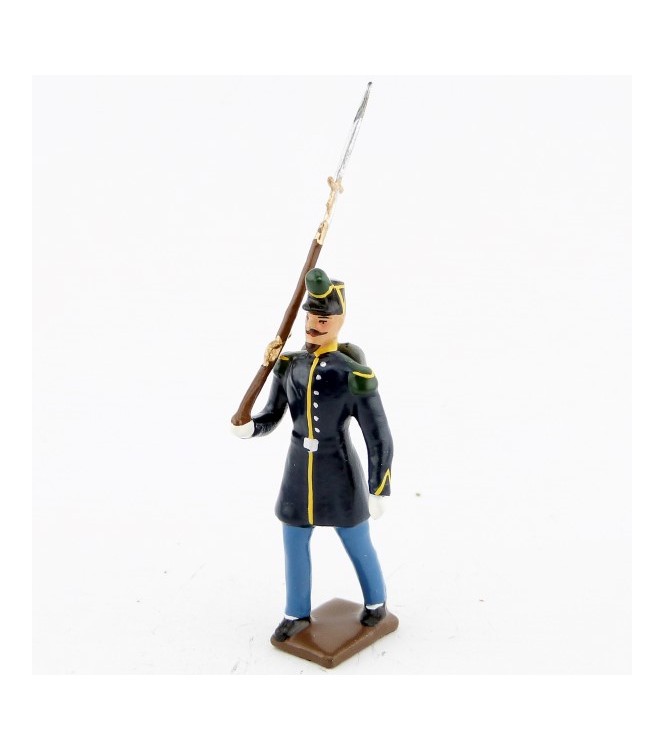 fantassin des chasseurs à pied (n. iii), tenue avec jupe