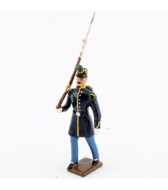 fantassin des chasseurs à pied (n. iii), tenue avec jupe