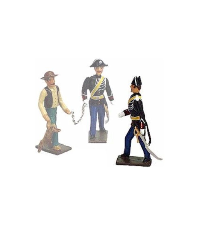 gendarme (seul) arrêtant un braconnier